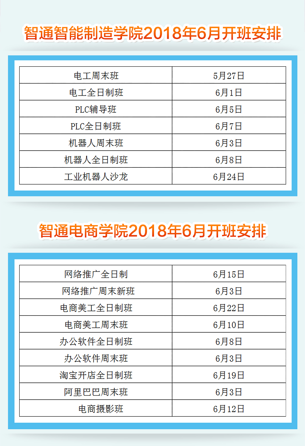 2018年6月智通培训开班通知02