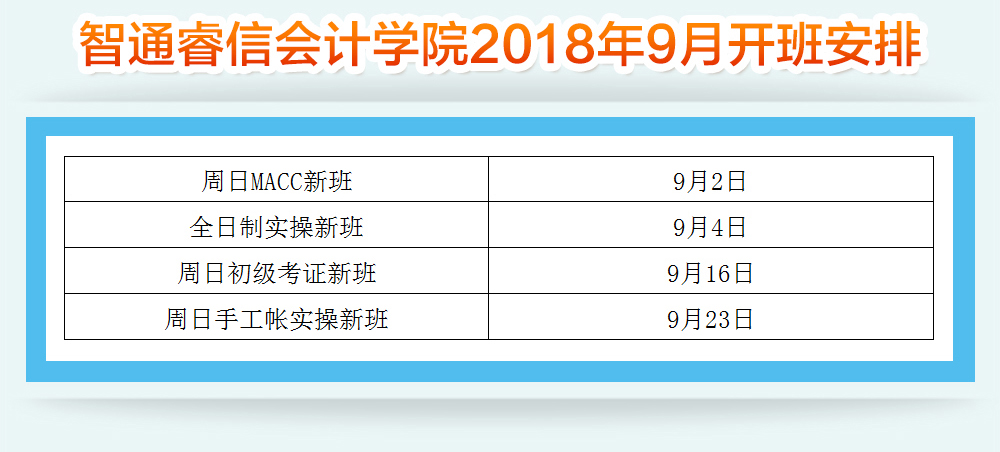 2018年9月广东智通职业培训学院开班通知06