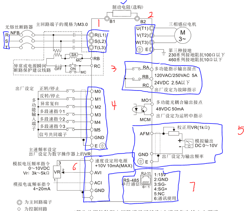 台达变频器基础操作设计01