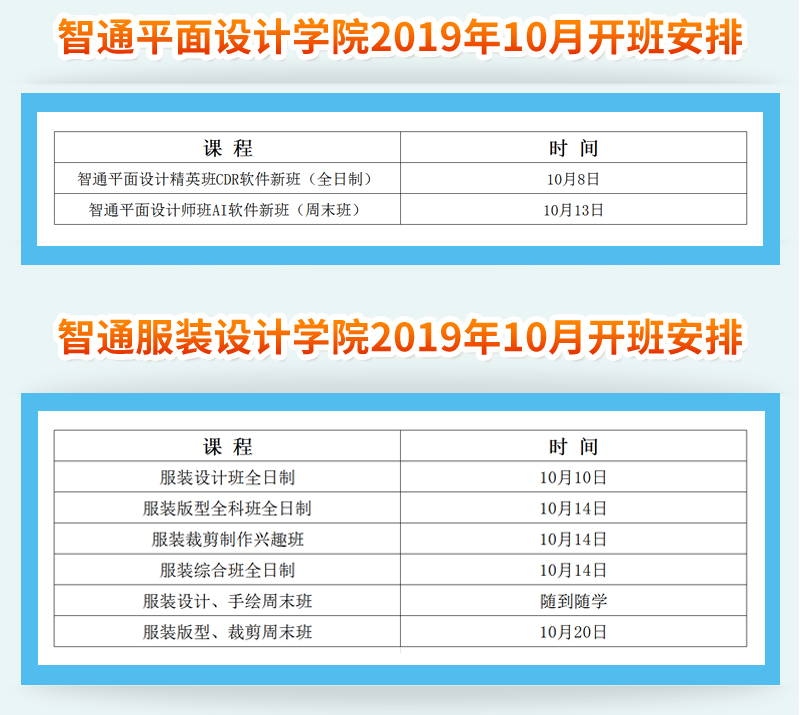 2019年10月智通培训开课通知03